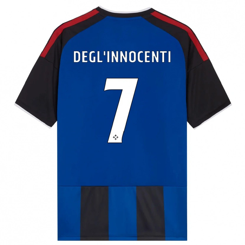 Danxen Damen Tommaso Degl'innocenti #7 Schwarz Rot Weiß Blau Heimtrikot Trikot 2026/27 T-Shirt Österreich
