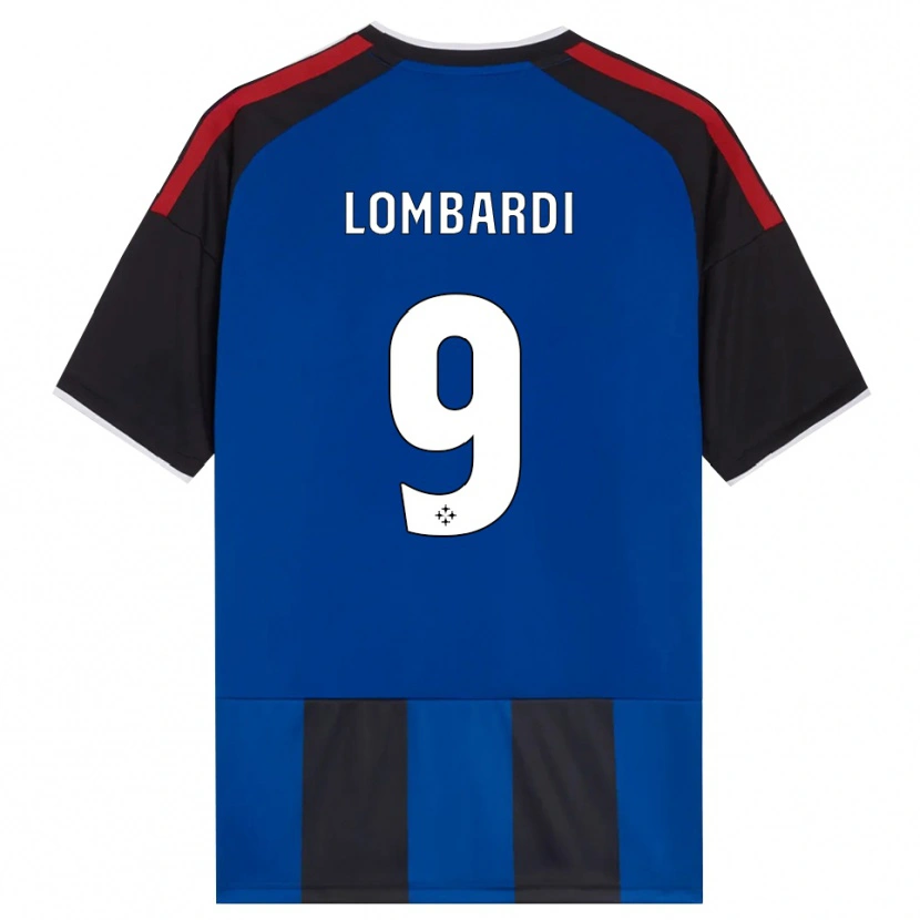 Danxen Damen Samuele Lombardi #9 Schwarz Rot Weiß Blau Heimtrikot Trikot 2026/27 T-Shirt Österreich
