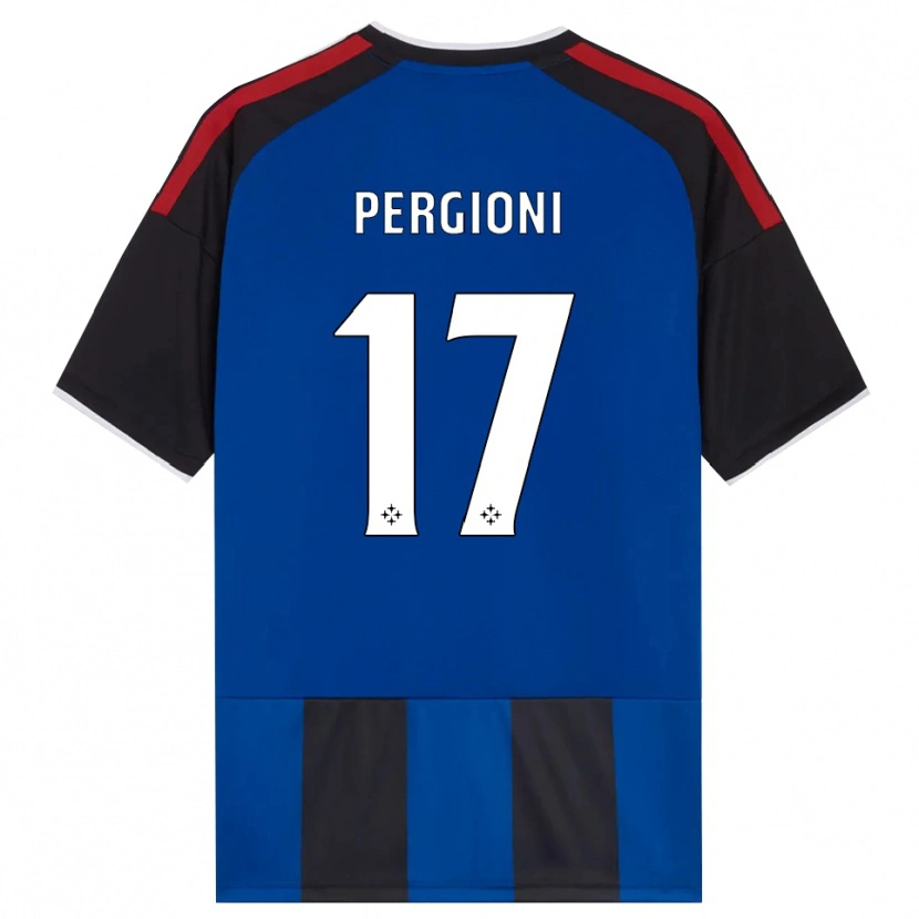 Danxen Damen Kevin Pergioni #17 Schwarz Rot Weiß Blau Heimtrikot Trikot 2026/27 T-Shirt Österreich