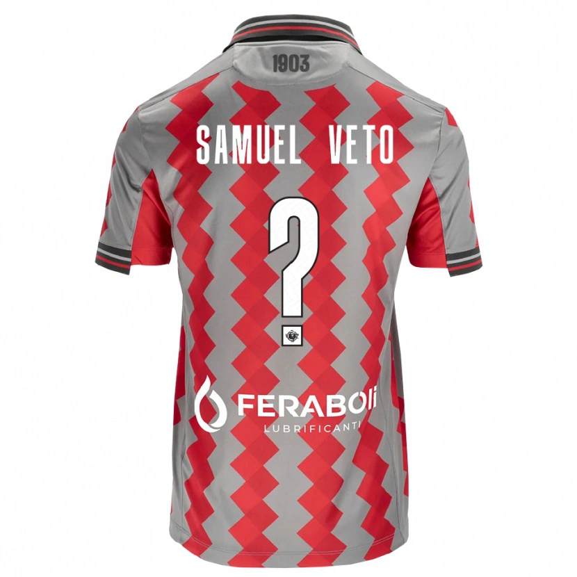 Danxen Damen Djoloelie Samuel Veto #0 Grau Rot Weiß Heimtrikot Trikot 2026/27 T-Shirt Österreich