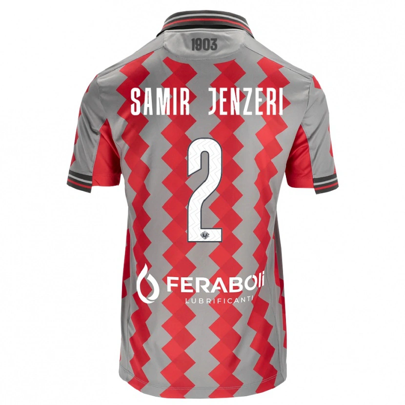 Danxen Damen Gabriele Samir Jenzeri #2 Grau Rot Weiß Heimtrikot Trikot 2026/27 T-Shirt Österreich
