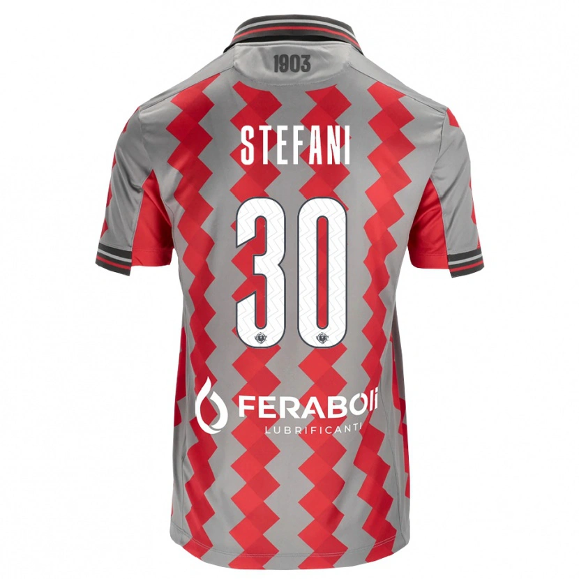 Danxen Damen Christian Stefani #30 Grau Rot Weiß Heimtrikot Trikot 2026/27 T-Shirt Österreich