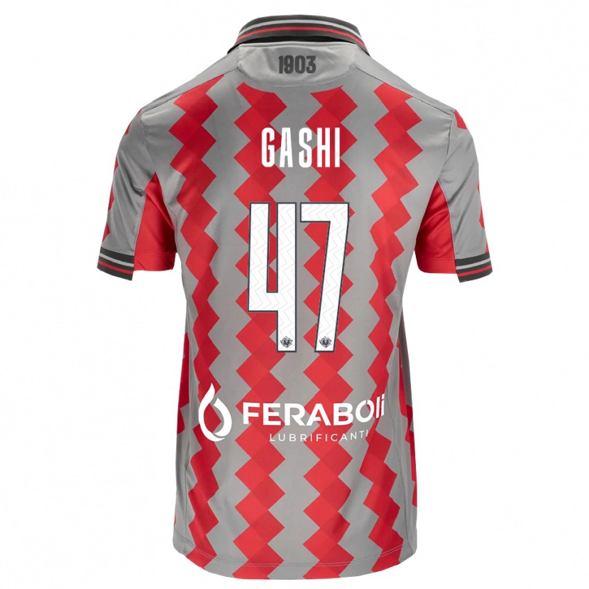 Danxen Damen Eduart Gashi #47 Grau Rot Weiß Heimtrikot Trikot 2026/27 T-Shirt Österreich