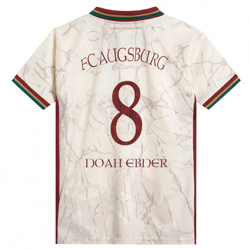 Danxen Damen Noah Ebner #8 Grün Reis Weiß Burgund Heimtrikot Trikot 2026/27 T-Shirt Österreich