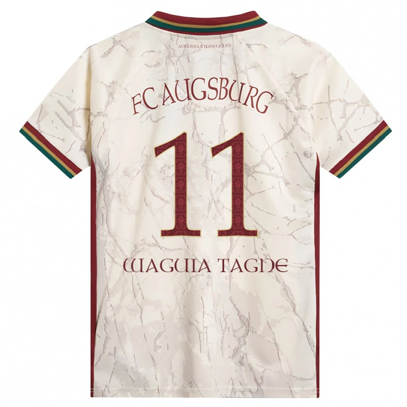 Danxen Damen Evan Waguia Tagne #11 Grün Reis Weiß Burgund Heimtrikot Trikot 2026/27 T-Shirt Österreich