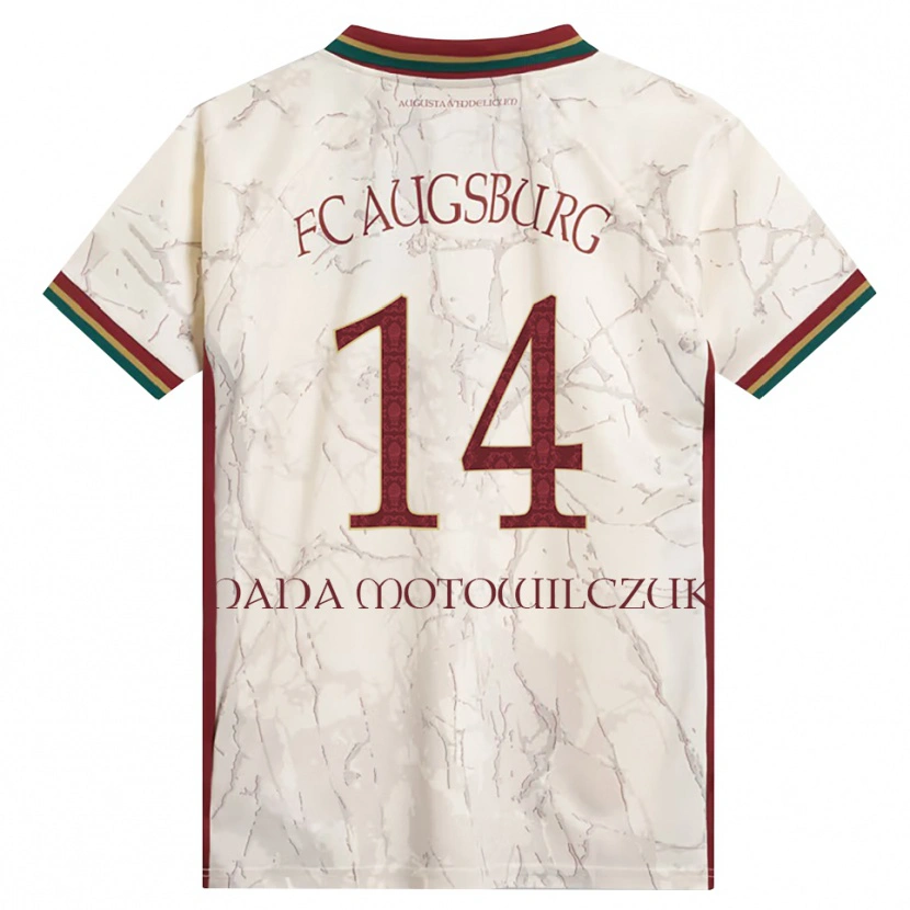 Danxen Damen Kevin Nana #14 Grün Reis Weiß Burgund Heimtrikot Trikot 2026/27 T-Shirt Österreich