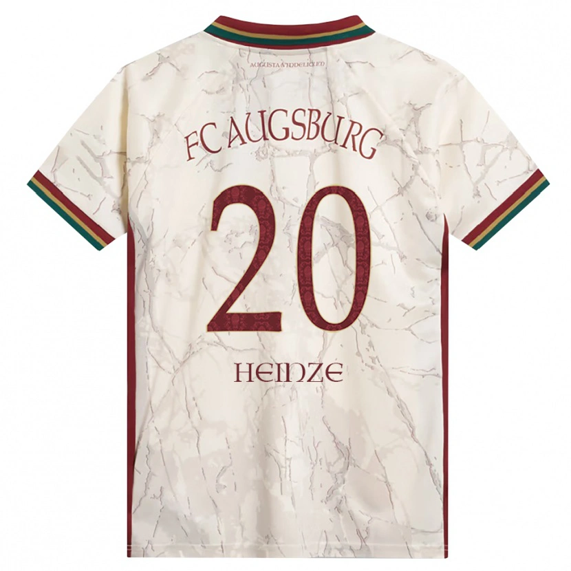 Danxen Damen Fynn Heinze #20 Grün Reis Weiß Burgund Heimtrikot Trikot 2026/27 T-Shirt Österreich