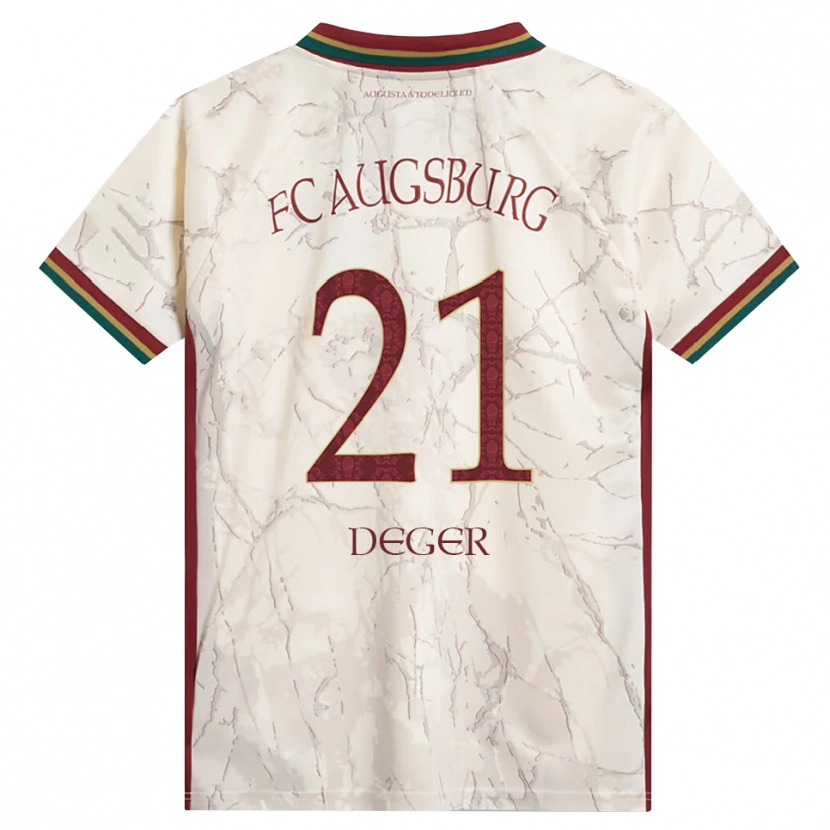 Danxen Damen David Deger #21 Grün Reis Weiß Burgund Heimtrikot Trikot 2026/27 T-Shirt Österreich