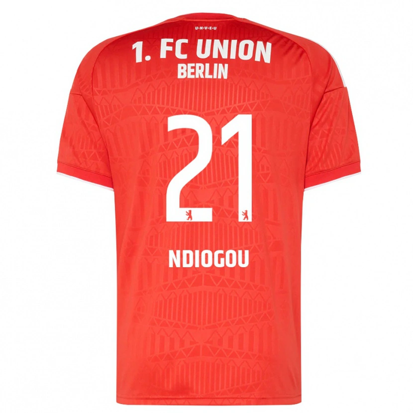 Danxen Damen Pape-Omar Ndiogou #21 Rot Weiß Heimtrikot Trikot 2026/27 T-Shirt Österreich