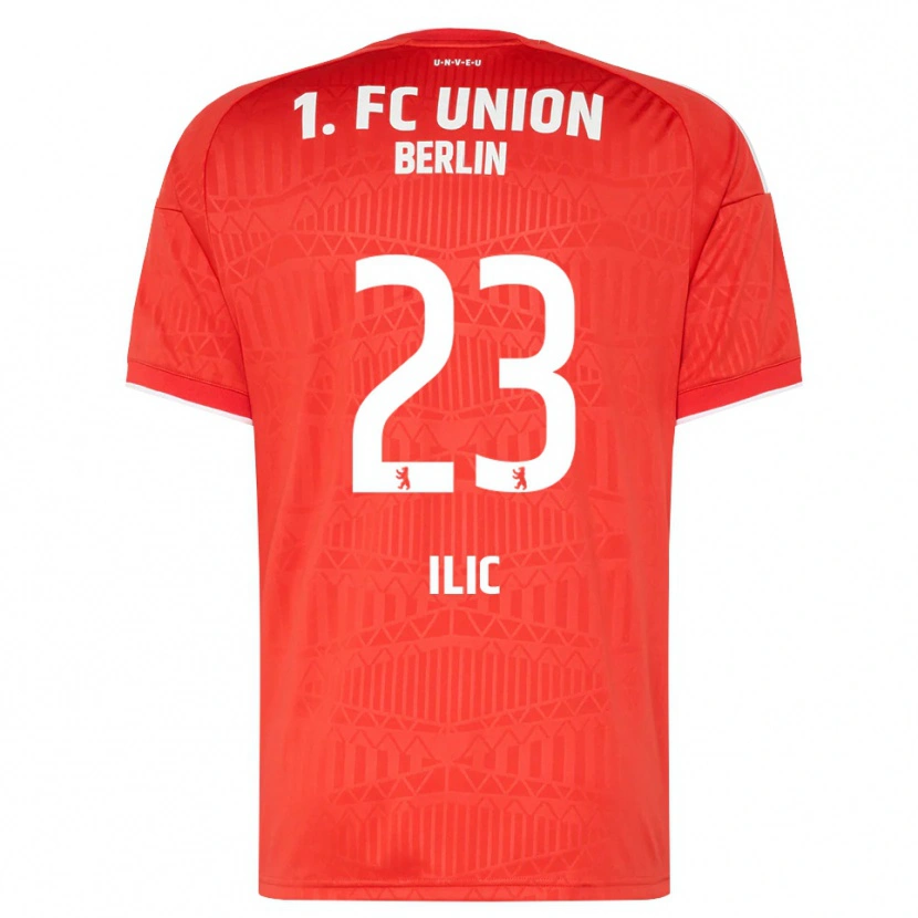 Danxen Damen Andrej Ilic #23 Rot Weiß Heimtrikot Trikot 2026/27 T-Shirt Österreich