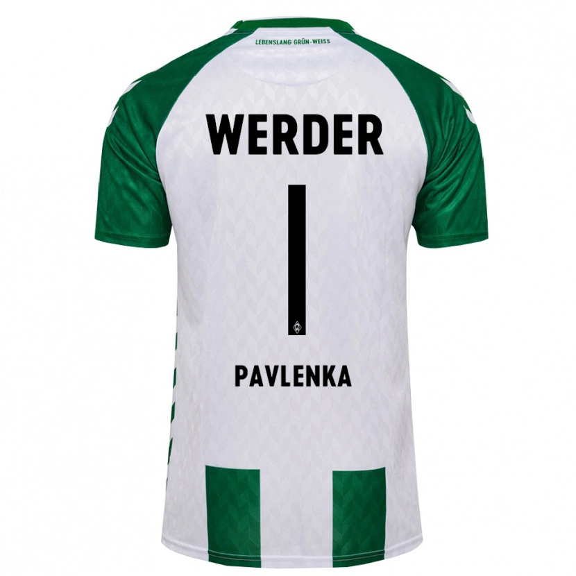 Danxen Damen Jiri Pavlenka #1 Grün Weiß Heimtrikot Trikot 2026/27 T-Shirt Österreich