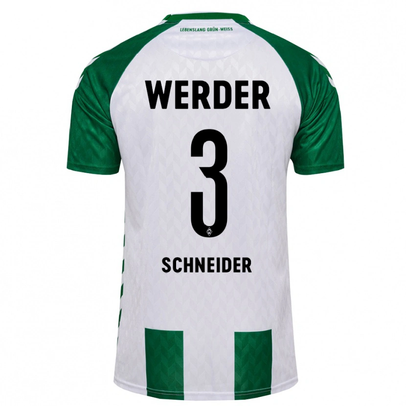 Danxen Damen Dieter Schneider #3 Grün Weiß Heimtrikot Trikot 2026/27 T-Shirt Österreich