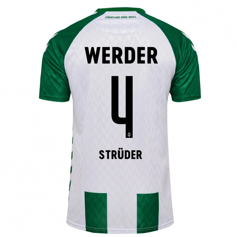 Danxen Damen Mika Strüder #4 Grün Weiß Heimtrikot Trikot 2026/27 T-Shirt Österreich