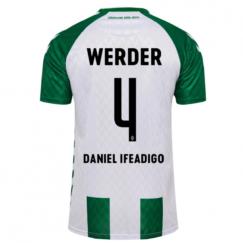 Danxen Damen Kamsiyonna Daniel Ifeadigo #4 Grün Weiß Heimtrikot Trikot 2026/27 T-Shirt Österreich