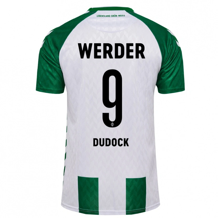 Danxen Damen Joshua Dudock #9 Grün Weiß Heimtrikot Trikot 2026/27 T-Shirt Österreich