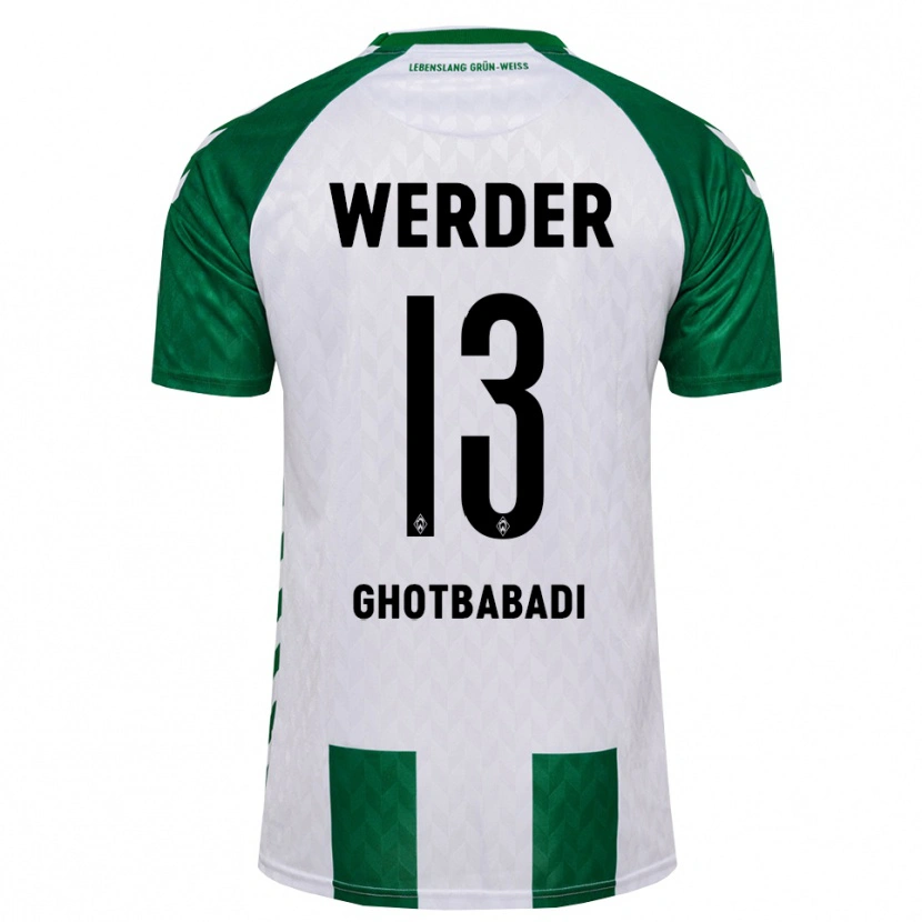 Danxen Damen Reza Ghotbabadi #13 Grün Weiß Heimtrikot Trikot 2026/27 T-Shirt Österreich