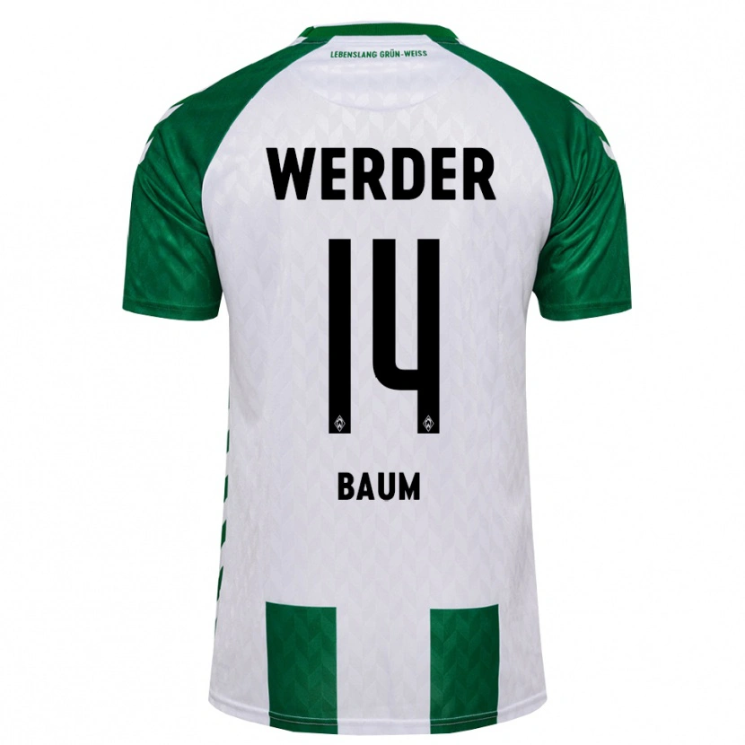 Danxen Damen Lennart Baum #14 Grün Weiß Heimtrikot Trikot 2026/27 T-Shirt Österreich