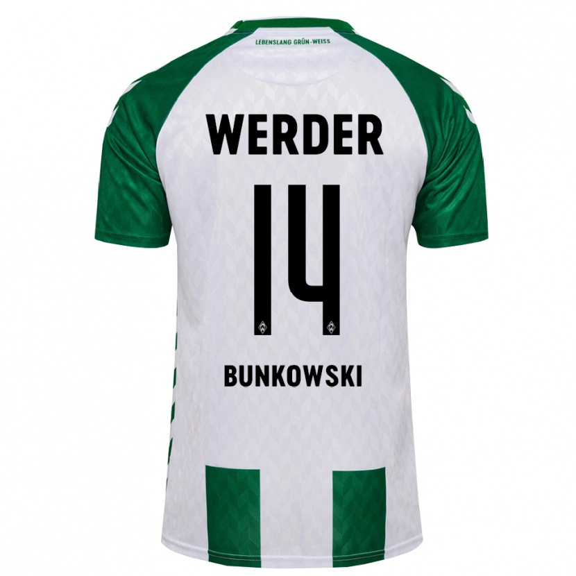 Danxen Damen Paul Bunkowski #14 Grün Weiß Heimtrikot Trikot 2026/27 T-Shirt Österreich