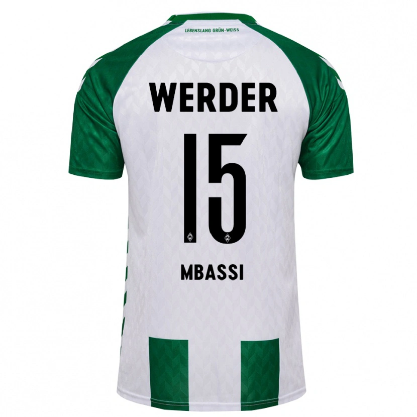 Danxen Damen Mario Mbassi #15 Grün Weiß Heimtrikot Trikot 2026/27 T-Shirt Österreich