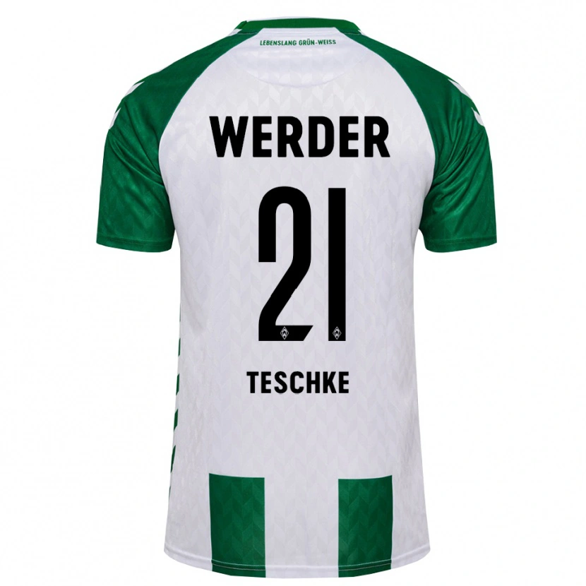 Danxen Damen Tim Teschke #21 Grün Weiß Heimtrikot Trikot 2026/27 T-Shirt Österreich