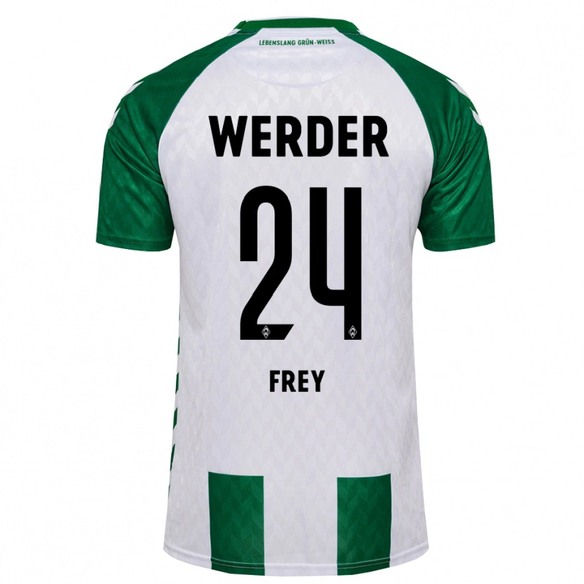 Danxen Damen Elias Frey #24 Grün Weiß Heimtrikot Trikot 2026/27 T-Shirt Österreich