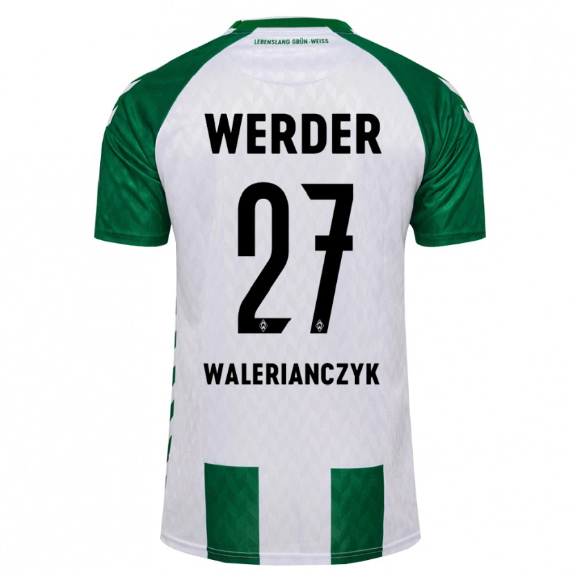 Danxen Damen Dennis Walerianczyk #27 Grün Weiß Heimtrikot Trikot 2026/27 T-Shirt Österreich