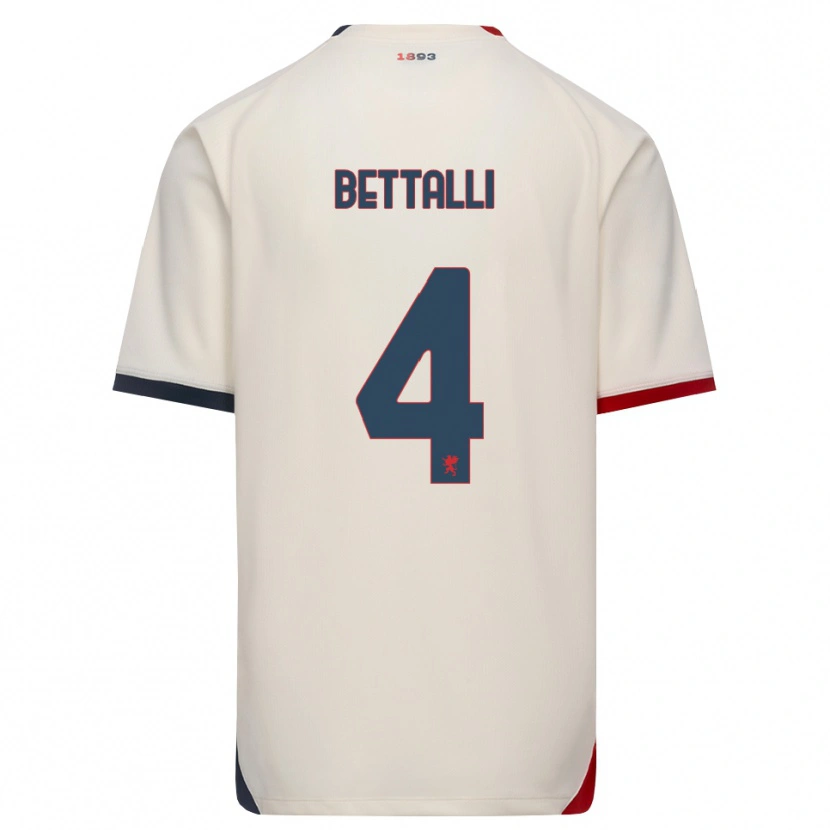 Danxen Damen Giorgia Bettalli #4 Creme Rot Auswärtstrikot Trikot 2026/27 T-Shirt Österreich