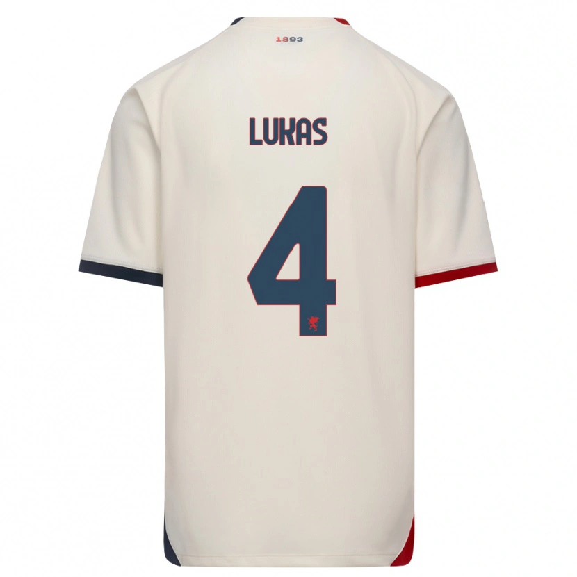 Danxen Damen Deividas Lukas #4 Creme Rot Auswärtstrikot Trikot 2026/27 T-Shirt Österreich