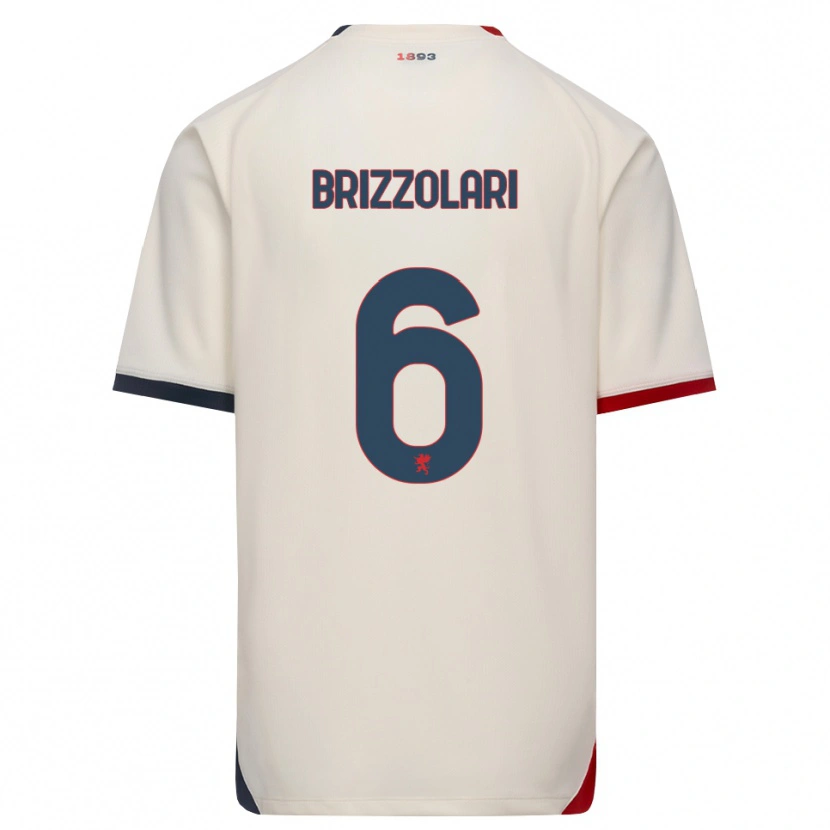 Danxen Damen Mattia Brizzolari #6 Creme Rot Auswärtstrikot Trikot 2026/27 T-Shirt Österreich