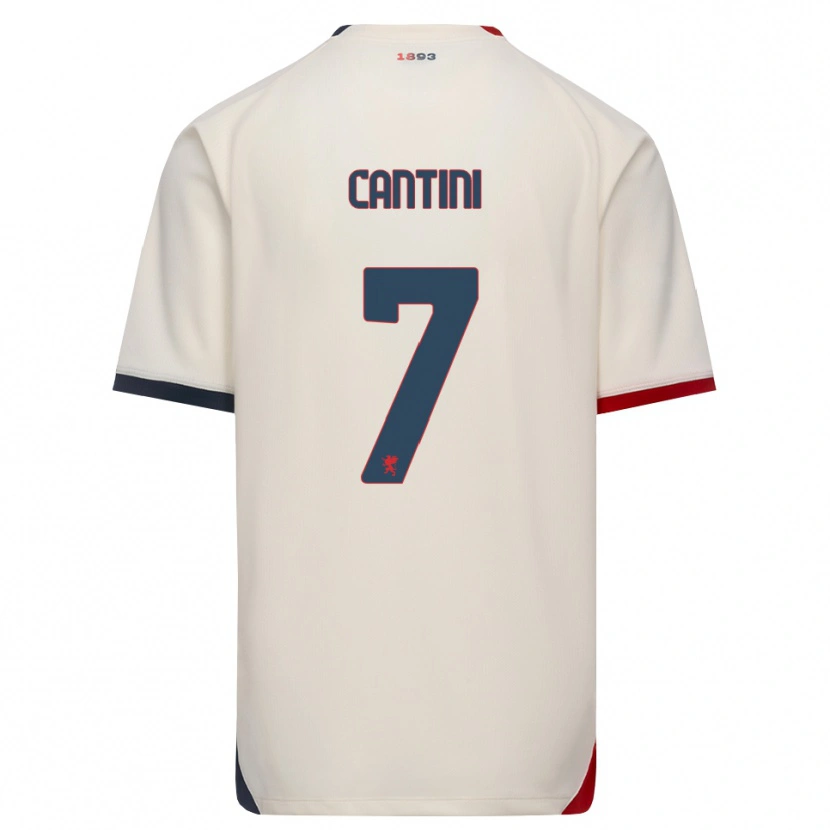 Danxen Damen Riccardo Cantini #7 Creme Rot Auswärtstrikot Trikot 2026/27 T-Shirt Österreich
