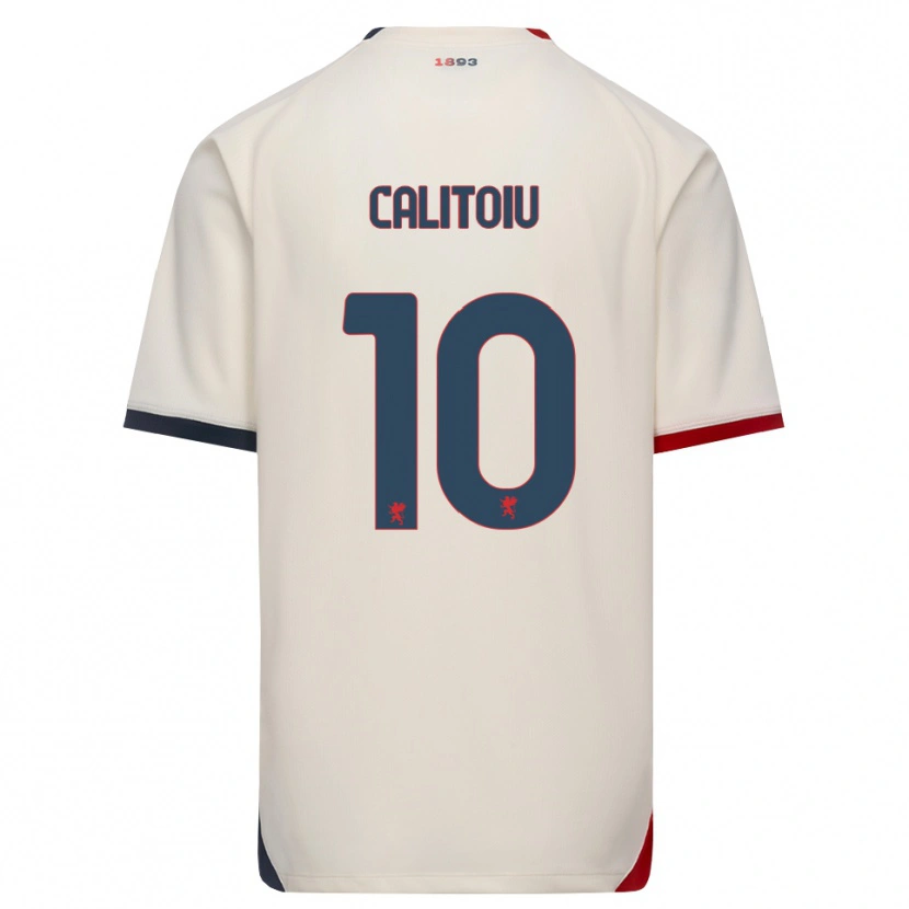Danxen Damen Mihai Calițoiu #10 Creme Rot Auswärtstrikot Trikot 2026/27 T-Shirt Österreich