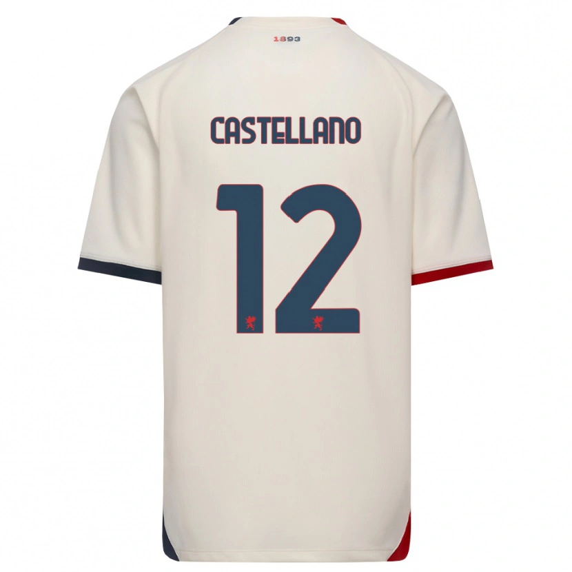 Danxen Damen Cristiano Castellano #12 Creme Rot Auswärtstrikot Trikot 2026/27 T-Shirt Österreich