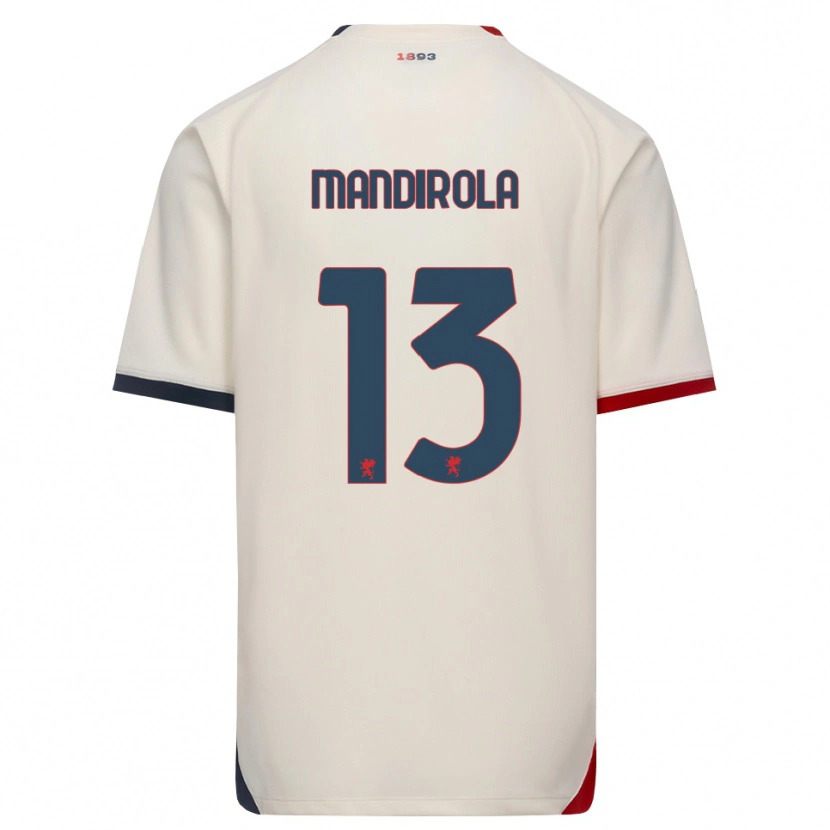 Danxen Damen Gabriele Mandirola #13 Creme Rot Auswärtstrikot Trikot 2026/27 T-Shirt Österreich