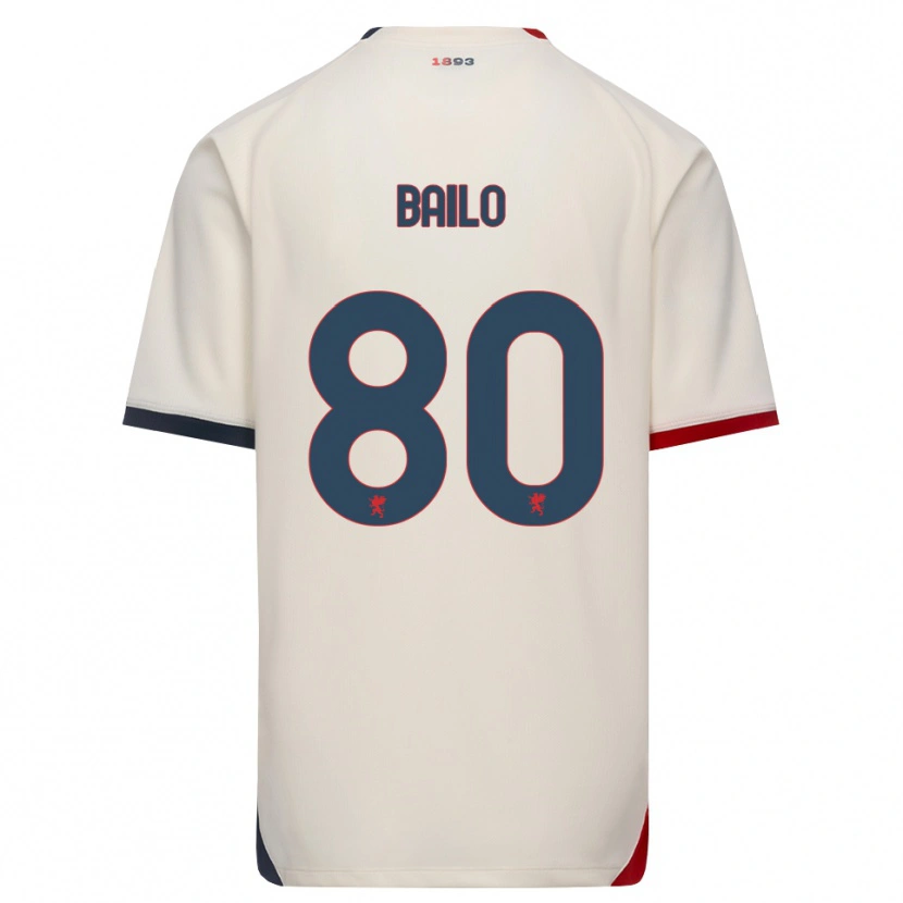 Danxen Damen Giorgio Bailo #80 Creme Rot Auswärtstrikot Trikot 2026/27 T-Shirt Österreich
