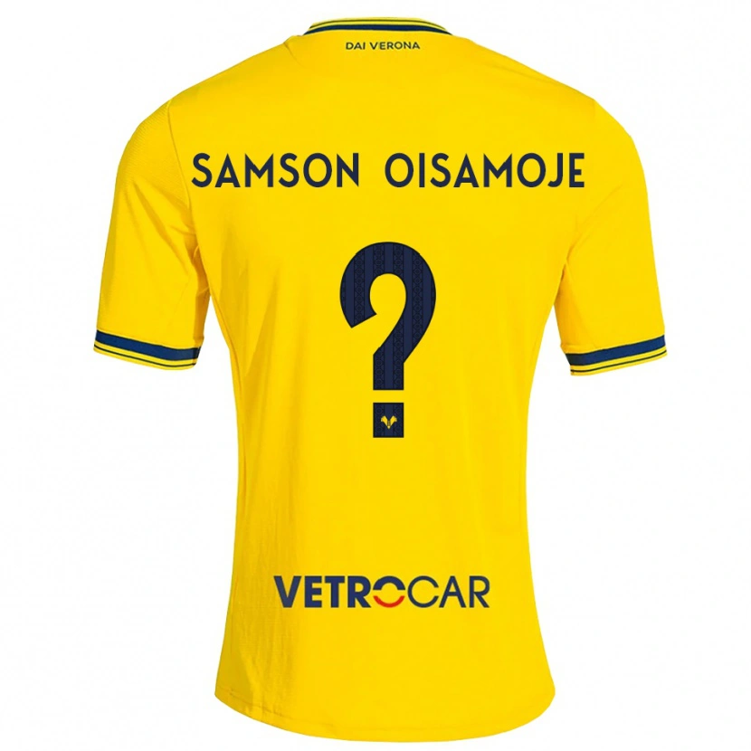 Danxen Damen Junior Samson Oisamoje #0 Gelb Rot Auswärtstrikot Trikot 2026/27 T-Shirt Österreich