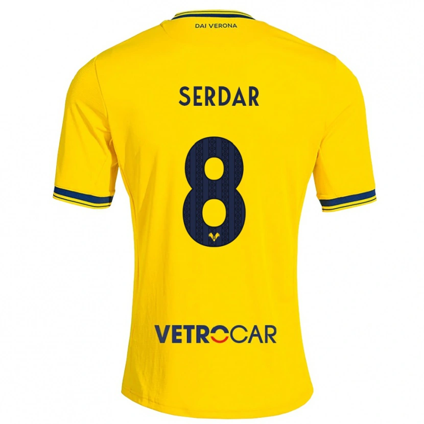 Danxen Damen Suat Serdar #8 Gelb Rot Auswärtstrikot Trikot 2026/27 T-Shirt Österreich