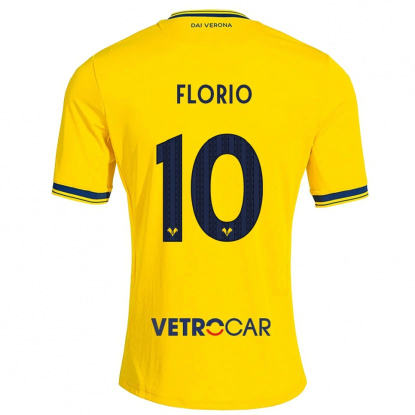 Danxen Damen Mattia Florio #10 Gelb Rot Auswärtstrikot Trikot 2026/27 T-Shirt Österreich