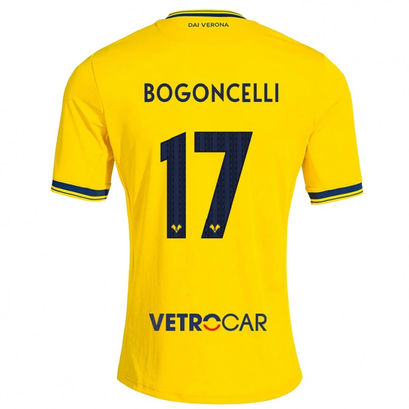 Danxen Damen Pietro Bogoncelli #17 Gelb Rot Auswärtstrikot Trikot 2026/27 T-Shirt Österreich