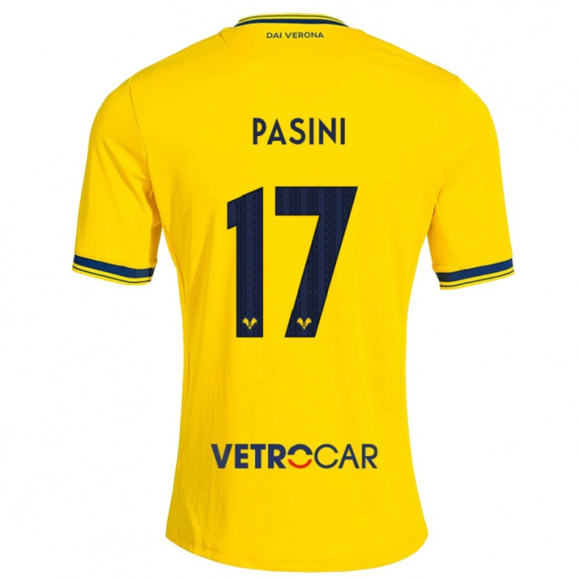 Danxen Damen Veronica Pasini #17 Gelb Rot Auswärtstrikot Trikot 2026/27 T-Shirt Österreich