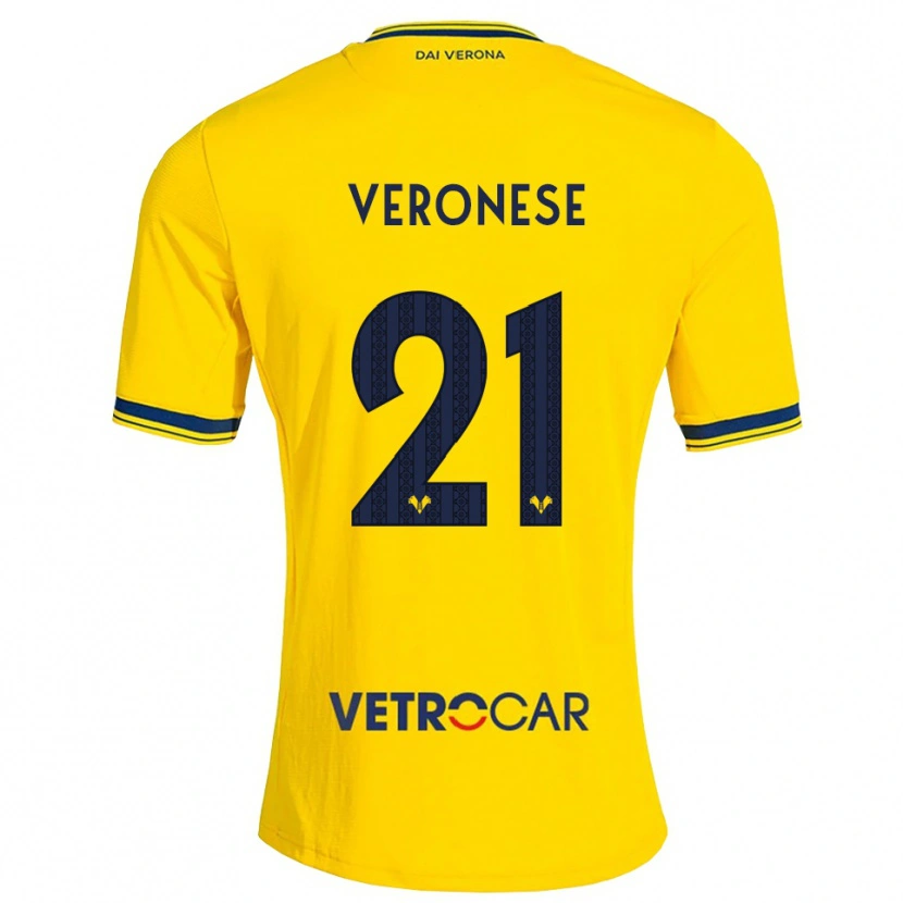 Danxen Damen Ilaria Veronese #21 Gelb Rot Auswärtstrikot Trikot 2026/27 T-Shirt Österreich