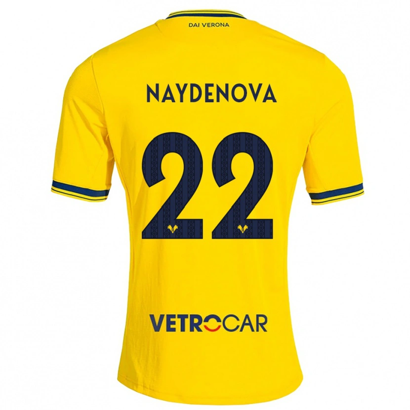 Danxen Damen Ivana Naydenova #22 Gelb Rot Auswärtstrikot Trikot 2026/27 T-Shirt Österreich