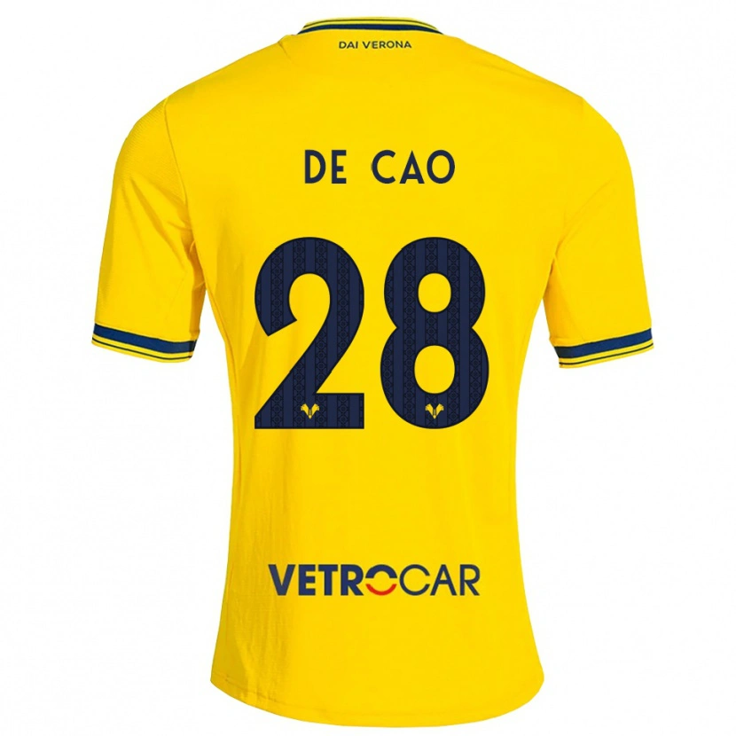 Danxen Damen Elena De Cao #28 Gelb Rot Auswärtstrikot Trikot 2026/27 T-Shirt Österreich