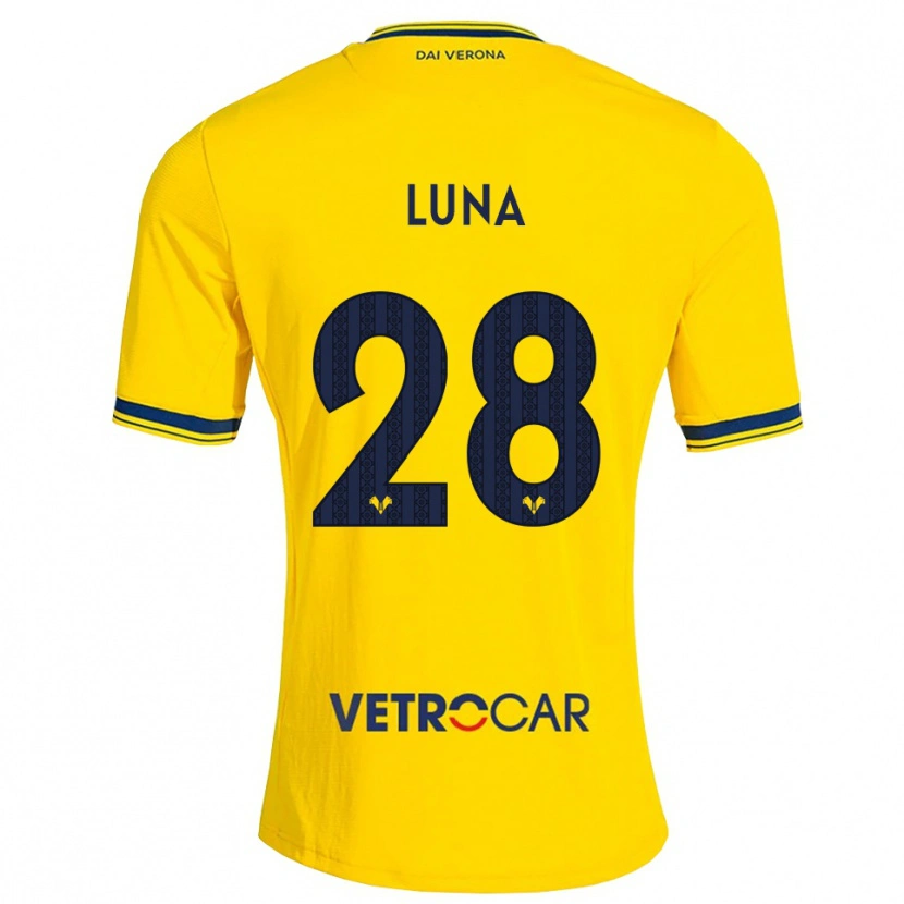 Danxen Damen Agustín Luna #28 Gelb Rot Auswärtstrikot Trikot 2026/27 T-Shirt Österreich