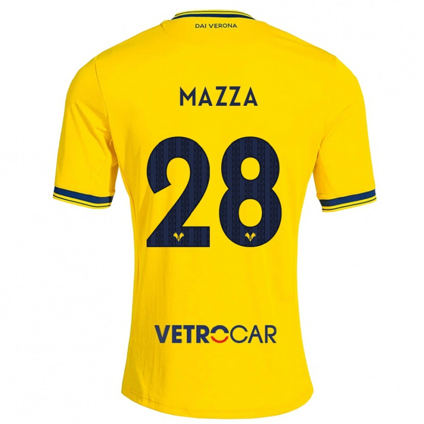 Danxen Damen Vittoria Karol Mazza #28 Gelb Rot Auswärtstrikot Trikot 2026/27 T-Shirt Österreich