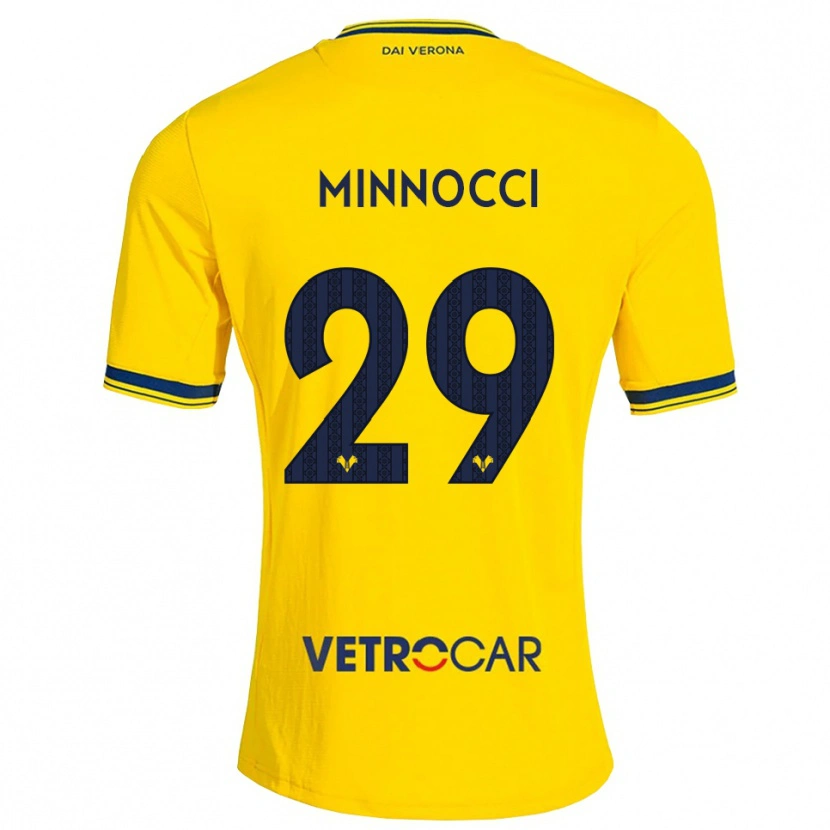 Danxen Damen Valerio Minnocci #29 Gelb Rot Auswärtstrikot Trikot 2026/27 T-Shirt Österreich