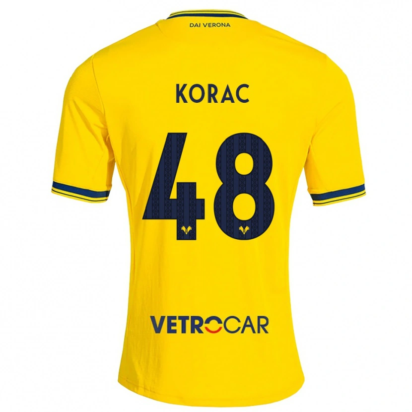 Danxen Damen Seid Korac #48 Gelb Rot Auswärtstrikot Trikot 2026/27 T-Shirt Österreich