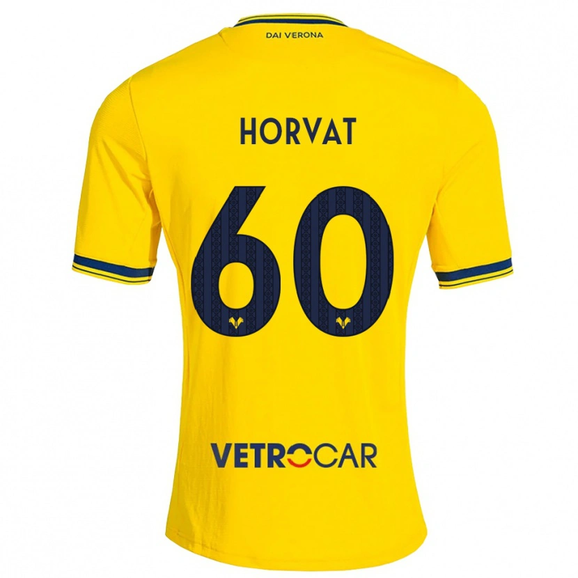 Danxen Damen Mihaela Horvat #60 Gelb Rot Auswärtstrikot Trikot 2026/27 T-Shirt Österreich