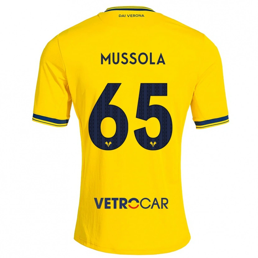 Danxen Damen Matteo Mussola #65 Gelb Rot Auswärtstrikot Trikot 2026/27 T-Shirt Österreich