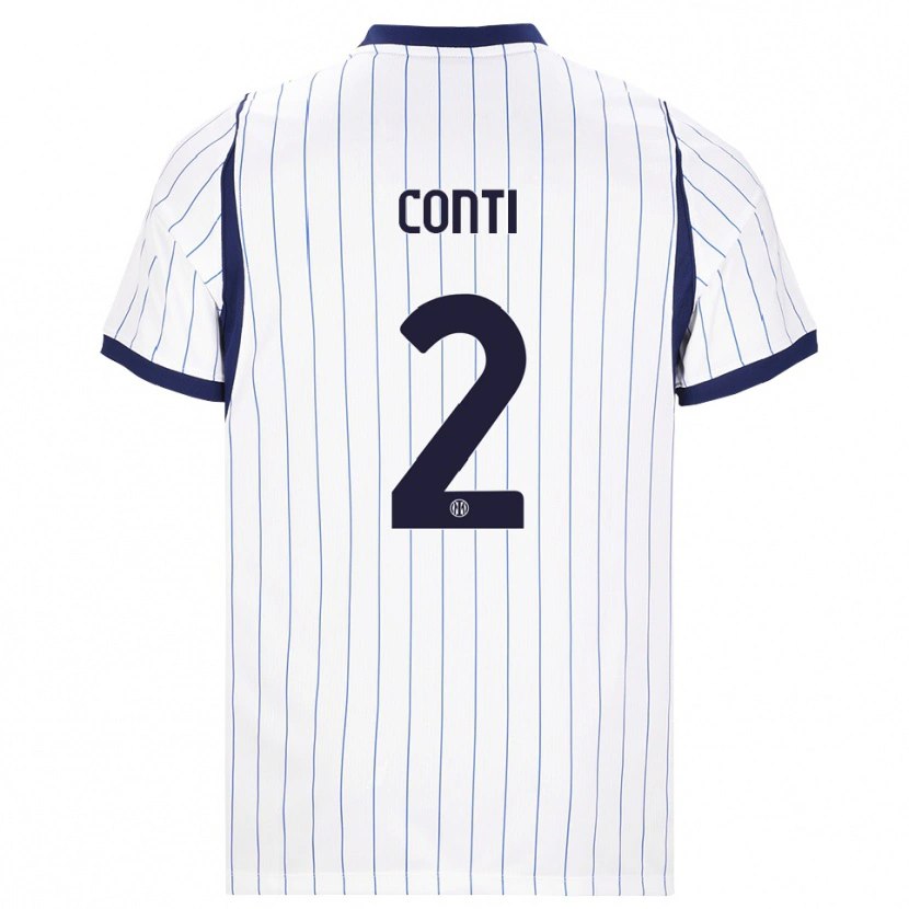 Danxen Damen Arturo Conti #2 Weiß Dunkelblau Auswärtstrikot Trikot 2026/27 T-Shirt Österreich
