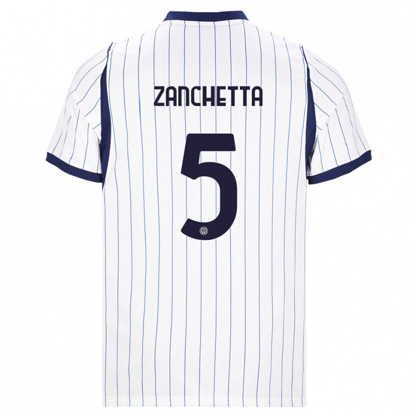Danxen Damen Mattia Zanchetta #5 Weiß Dunkelblau Auswärtstrikot Trikot 2026/27 T-Shirt Österreich